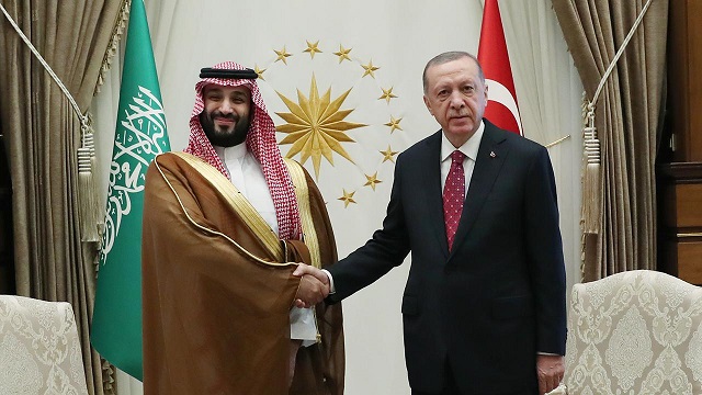 Prens Selman Erdoğan ile görüştü